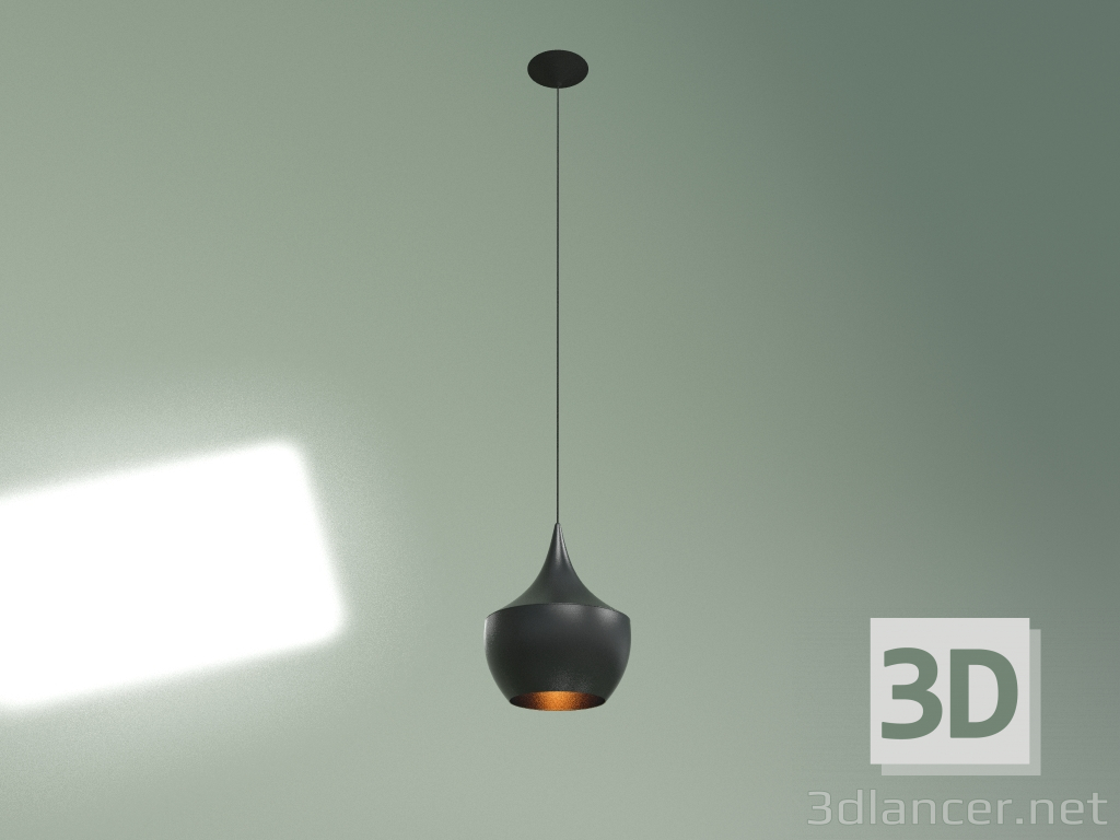 modello 3D Lampada a sospensione Beat Fat senza rincorrere diametro 35 - anteprima