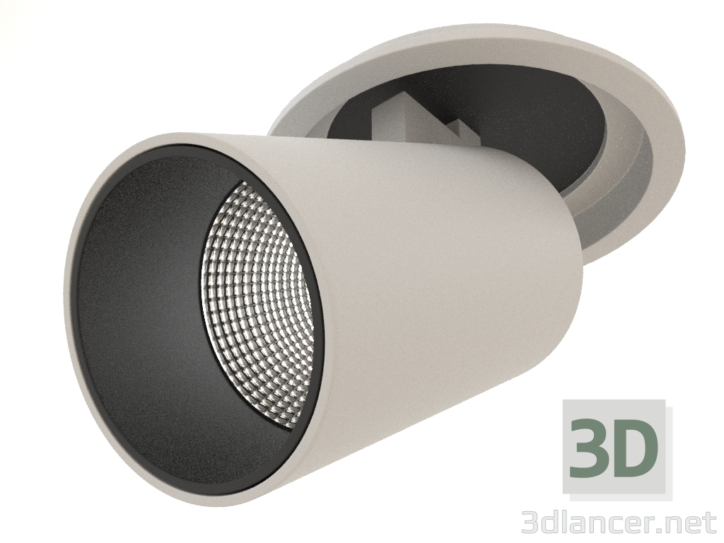 3d model Recessed luminaire (6402) - preview