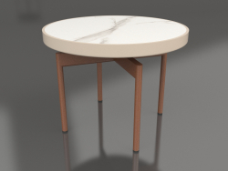 Table basse ronde Ø60 (Sable, DEKTON Aura)