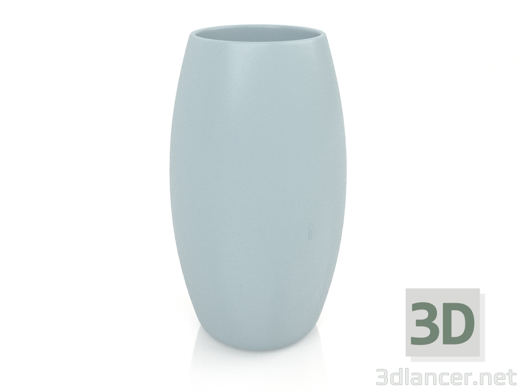 Modelo 3d Vaso 2 (azul cinza) - preview