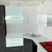 3d model Cocina blanco y negro - vista previa