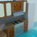 3d model Kitchen - preview