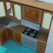 3d model Kitchen - preview