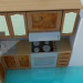 3d model Kitchen - preview