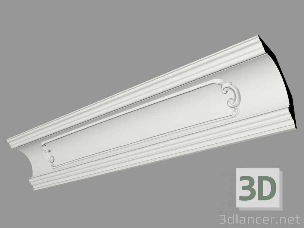 3d model Molded eaves (KF100b) - preview