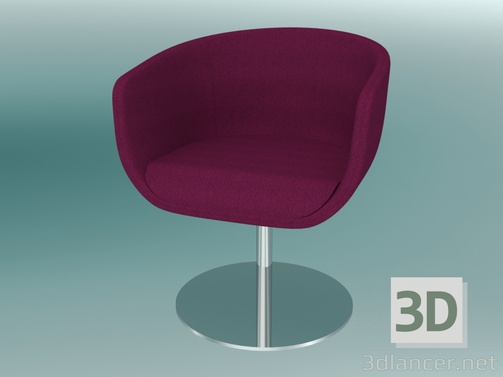 modello 3D Sedia girevole (10R) - anteprima