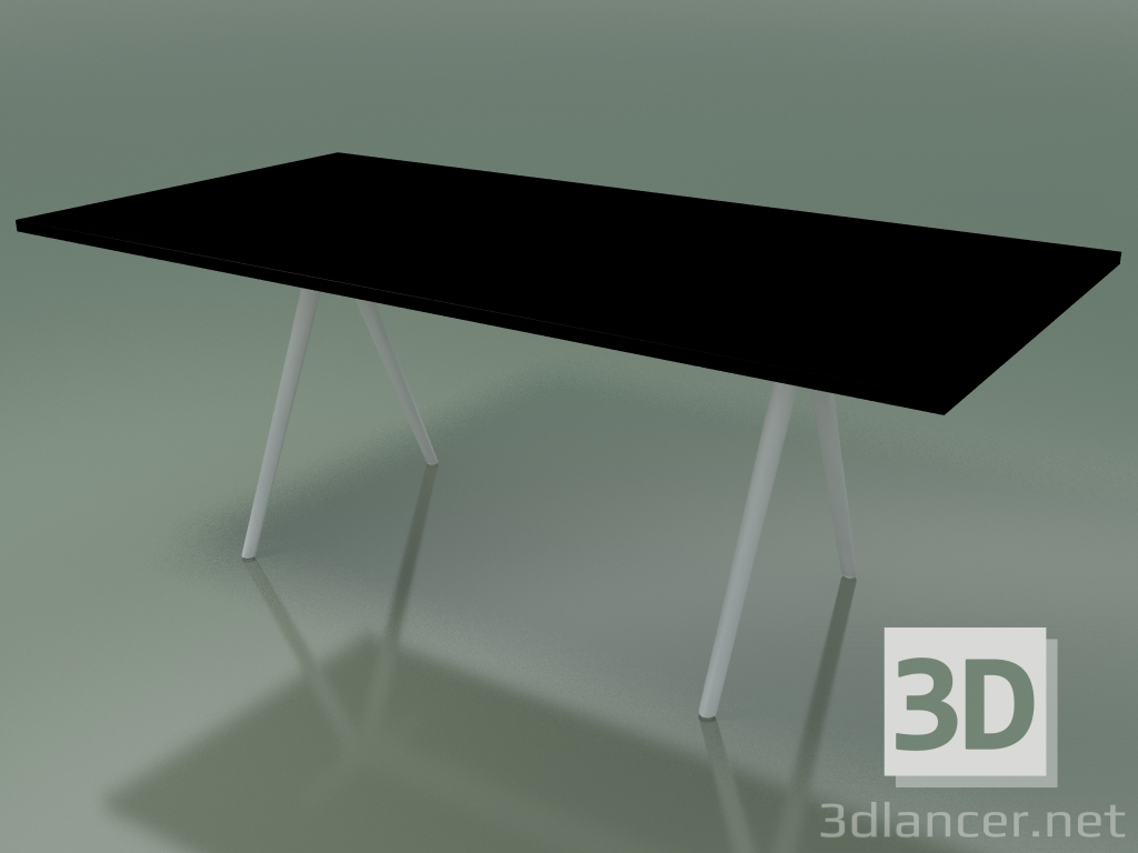 3D Modell Rechteckiger Tisch 5404 (H 74 - 99 x 200 cm, Melamin N02, V12) - Vorschau