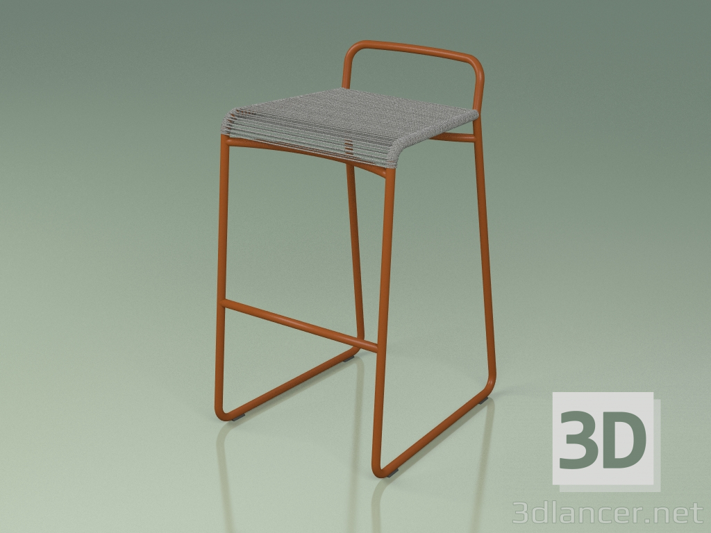 3d model Taburete de bar 350 (Metal Rust) - vista previa