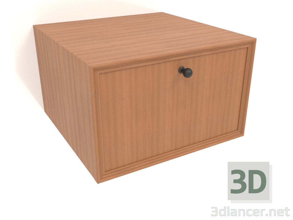 modello 3D Pensile TM 14 (400x400x250, legno rosso) - anteprima