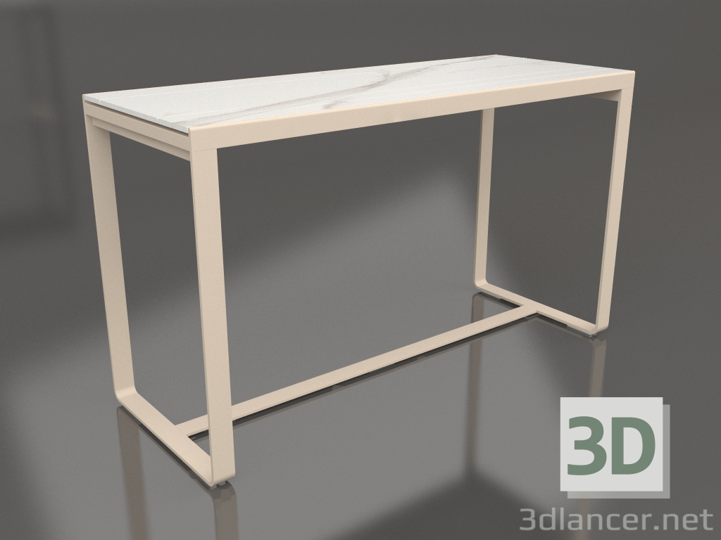 3d model Mesa de bar 180 (DEKTON Aura, Arena) - vista previa