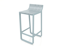 Sgabello da semi-bar (grigio blu)