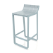 3d model Semi-bar stool (Blue gray) - preview