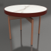 modèle 3D Table basse ronde Ø60 (Rouge vin, DEKTON Aura) - preview