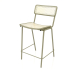 3d model Silla semi-bar Jort 66,5 cm (Natural-Verde) - vista previa