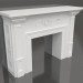 3d model Set of gypsum decor for fireplace 001 (1135x1664x452) - preview