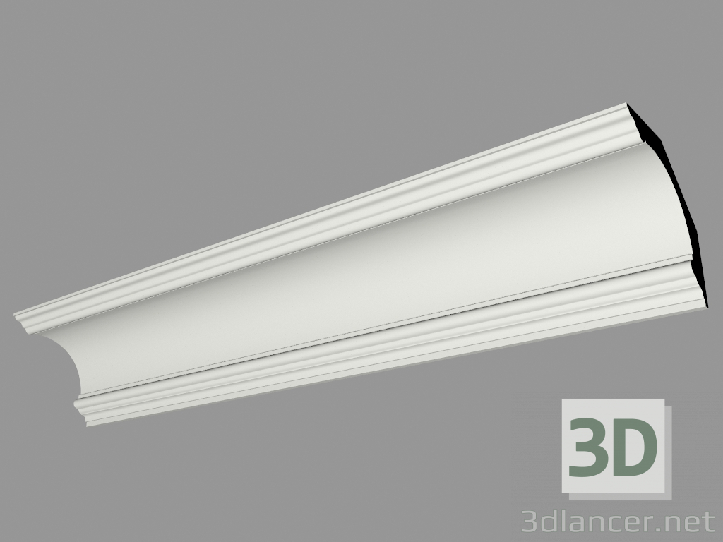 3d model Molded eaves (КФ100а) - preview 3d model Molded eaves (КФ100а) - preview