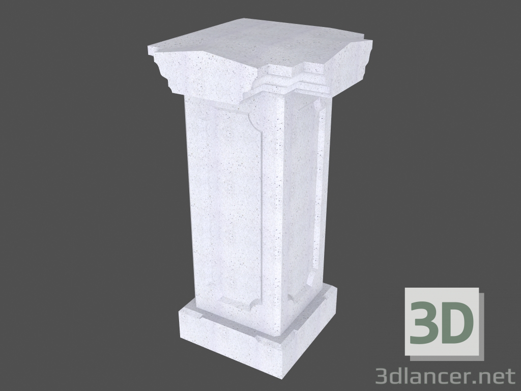 modèle 3D Balustrade (BT66KP) - preview