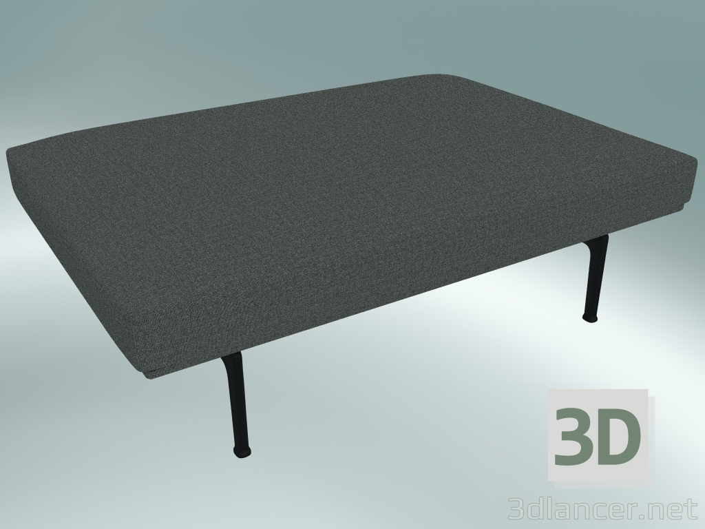 3d model Pouf Outline (Remix 163, Black) - preview