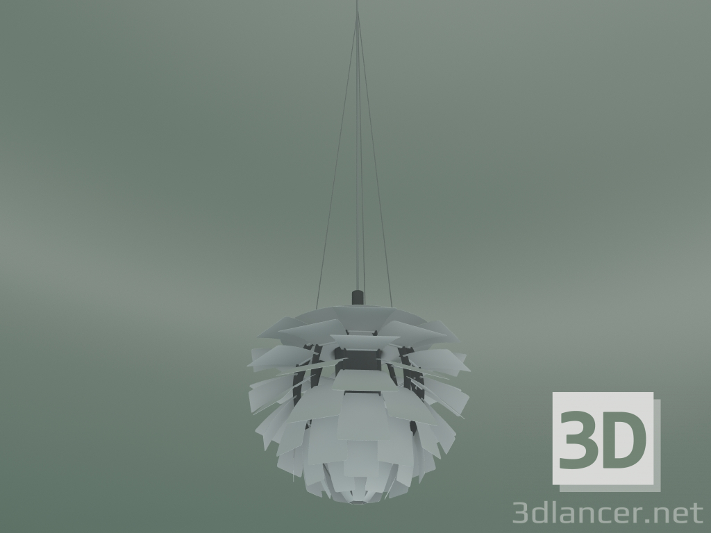 3d model Pendant lamp PH Artichoke (⌀480, 100W, INC WHT V2) - preview