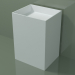 modèle 3D Lavabo sur pied (03UN36301, Glacier White C01, L 60, P 50, H 85 cm) - preview