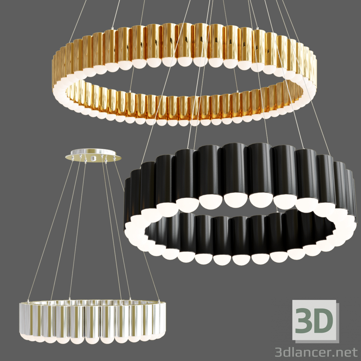 modello 3D di GIOSTRA e GIOSTRA XL comprare - rendering