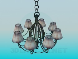 Candelabro em 8 tons