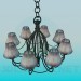 Modelo 3d Candelabro em 8 tons - preview