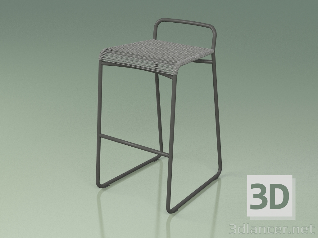 3d model Silla de bar 350 (Metal Smoke) - vista previa