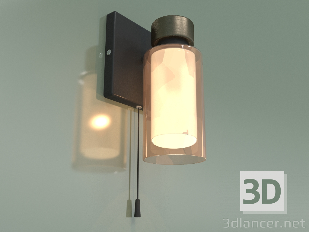 3d model Sconce Amado 70115-1 (black) - preview