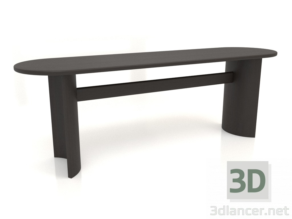 3d model Mesa de comedor DT 05 (2200x600x750, marrón madera) - vista previa