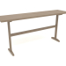 modèle 3D Table console KT 12 (1600x400x750, gris bois) - preview