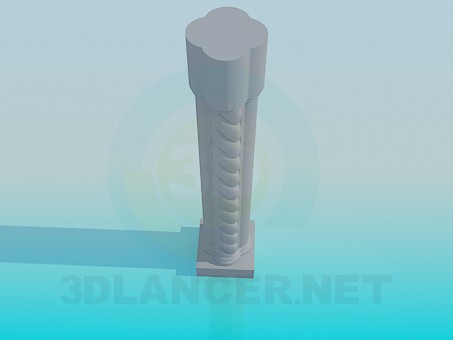 3d model Column for rails - preview