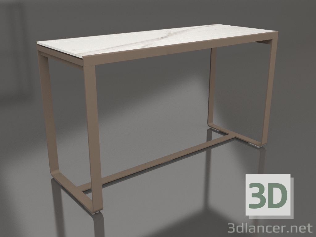 3D Modell Bartisch 180 (DEKTON Aura, Bronze) - Vorschau