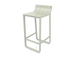 Tabouret semi-bar (Gris ciment)