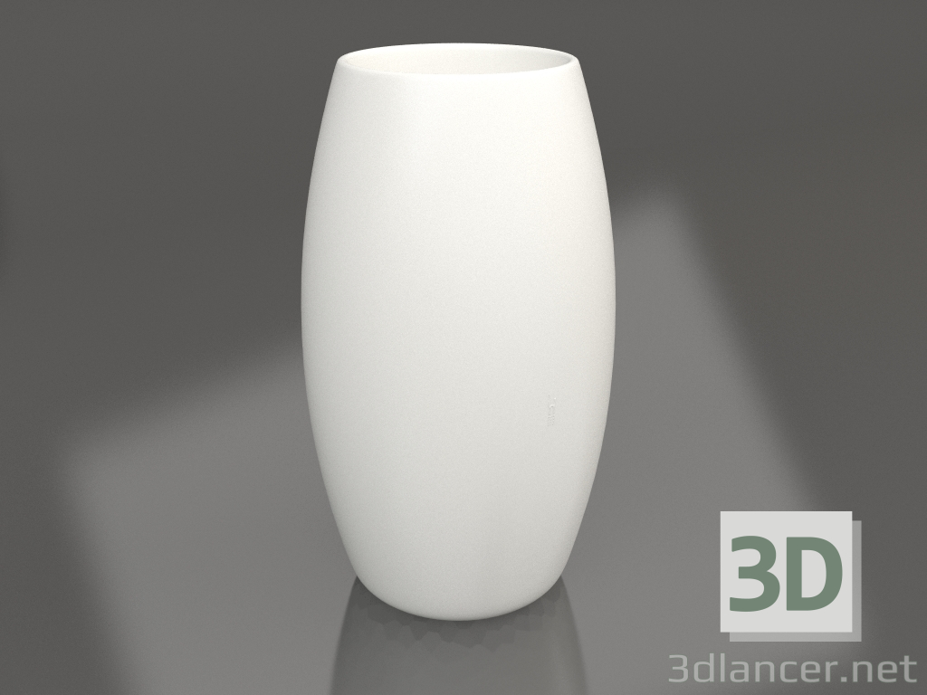 3D modeli Bitki saksısı 2 (Akik gri) - önizleme