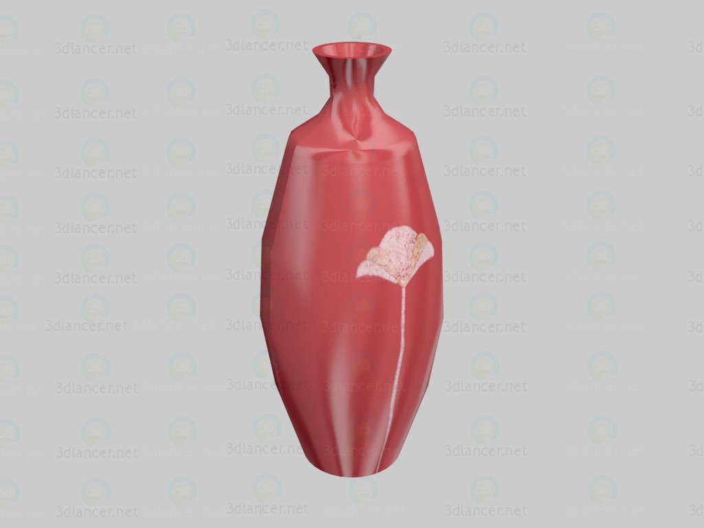 modèle 3D Vase Orinoko (grand) - preview