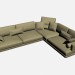 3D Modell Sofa Ecke Amtsinhaber weiche 1 - Vorschau