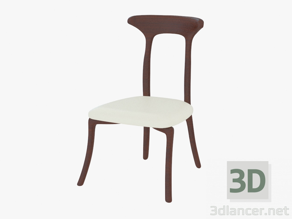 3d model Silla de cuero de la tapicería (jsb4409b) - vista previa