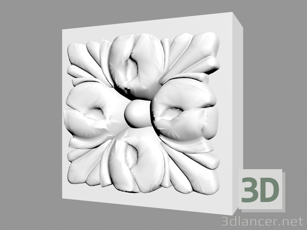 Modelo 3d Enquadramento D588 - preview