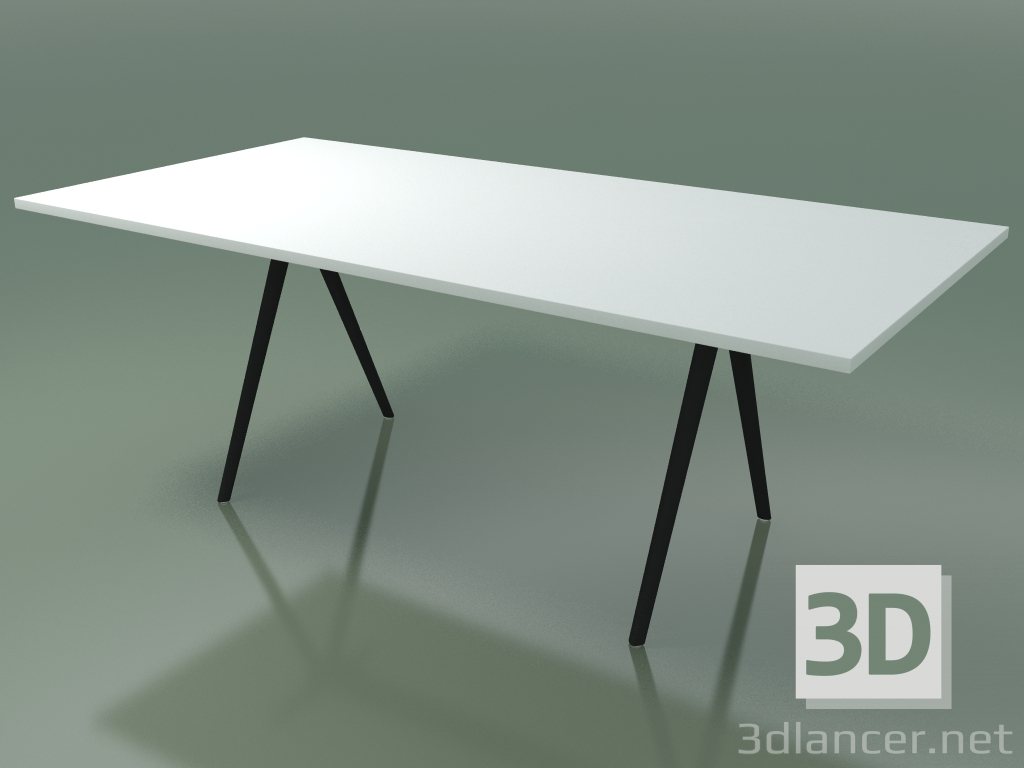 3D modeli Dikdörtgen masa 5404 (H 74-99x200 cm, melamin N01, V44) - önizleme