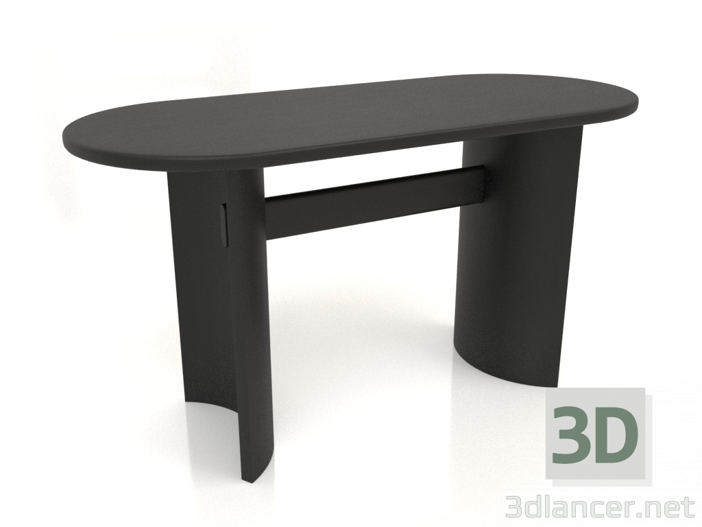 3d model Mesa de comedor DT 05 (1400x600x750, madera negra) - vista previa