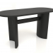 Modelo 3d Mesa de jantar DT 05 (1400x600x750, madeira preta) - preview