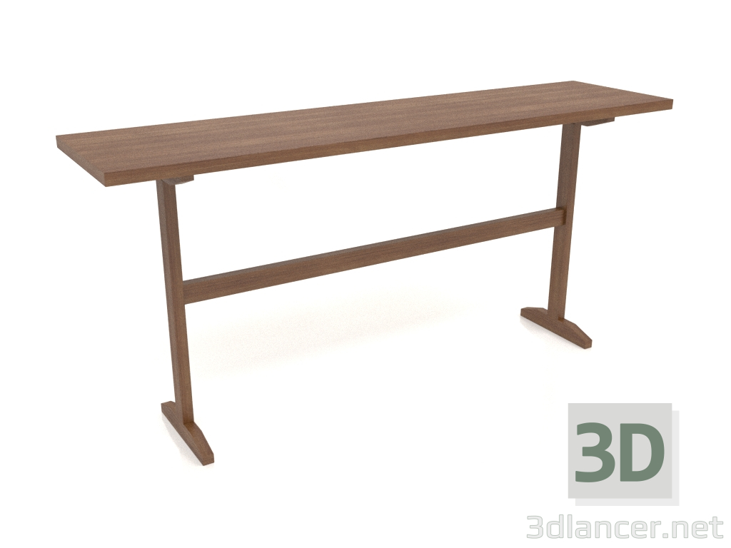 3d модель Стол консольный KT 12 (1600х400х750, wood brown light) – превью