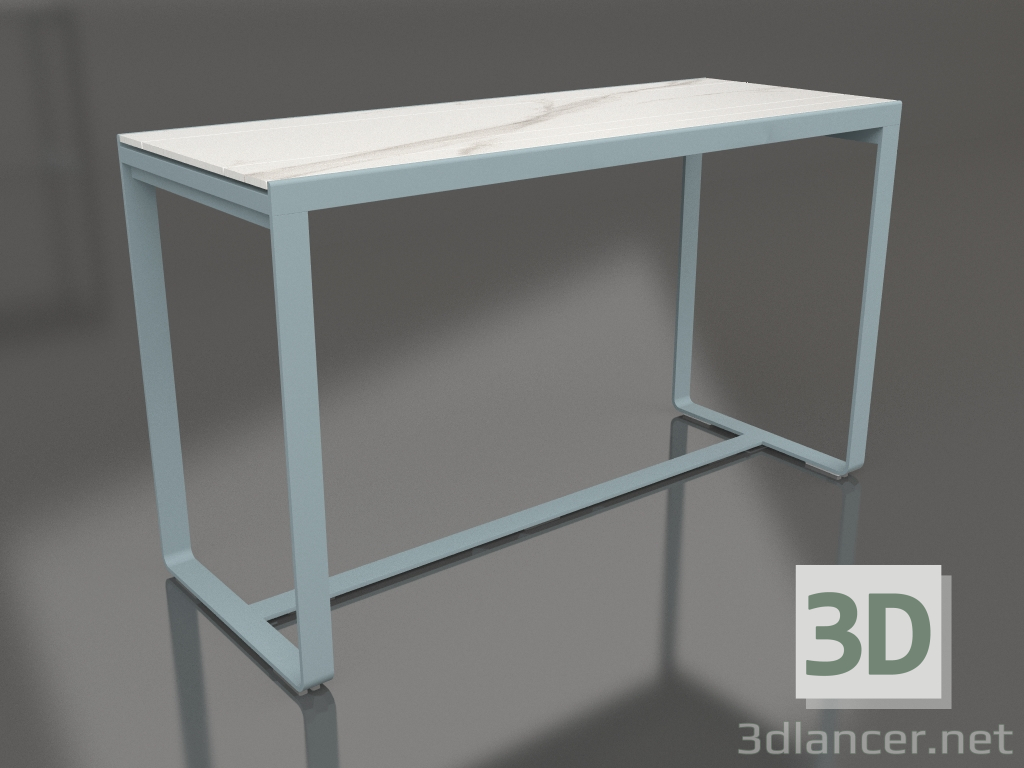 3D modeli Bar masası 180 (DEKTON Aura, Mavi gri) - önizleme