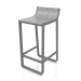 3d model Semi-bar stool (Anthracite) - preview