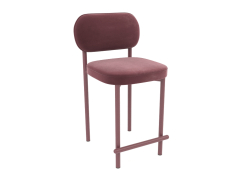 Semi-bar stool Toptynych (Bordeaux)