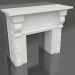 Modelo 3d Conjunto de decoração em gesso para lareira 005 (1135x1300x512) - preview