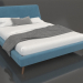 3d model Double bed with headboard Arroyo - preview