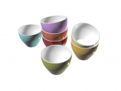 kitchen bowls of different colors