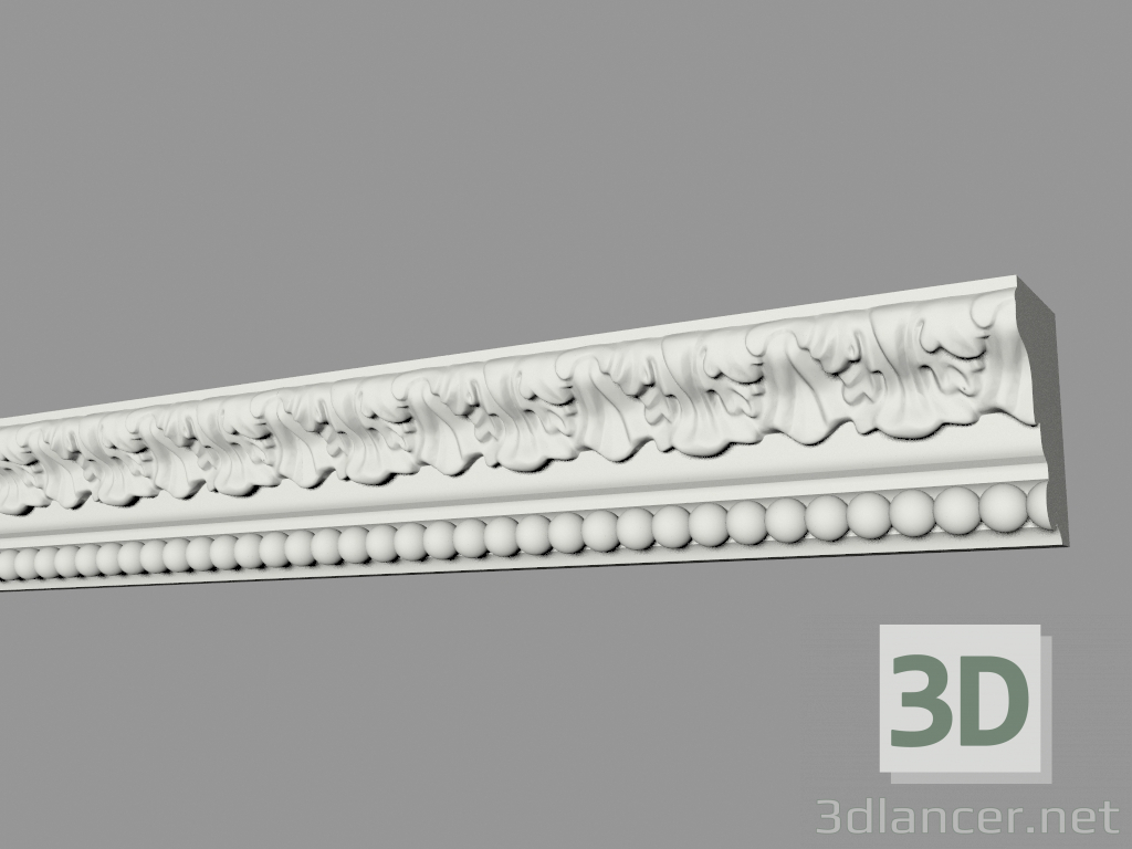 modello 3D Cornicione sagomato (KF101) - anteprima